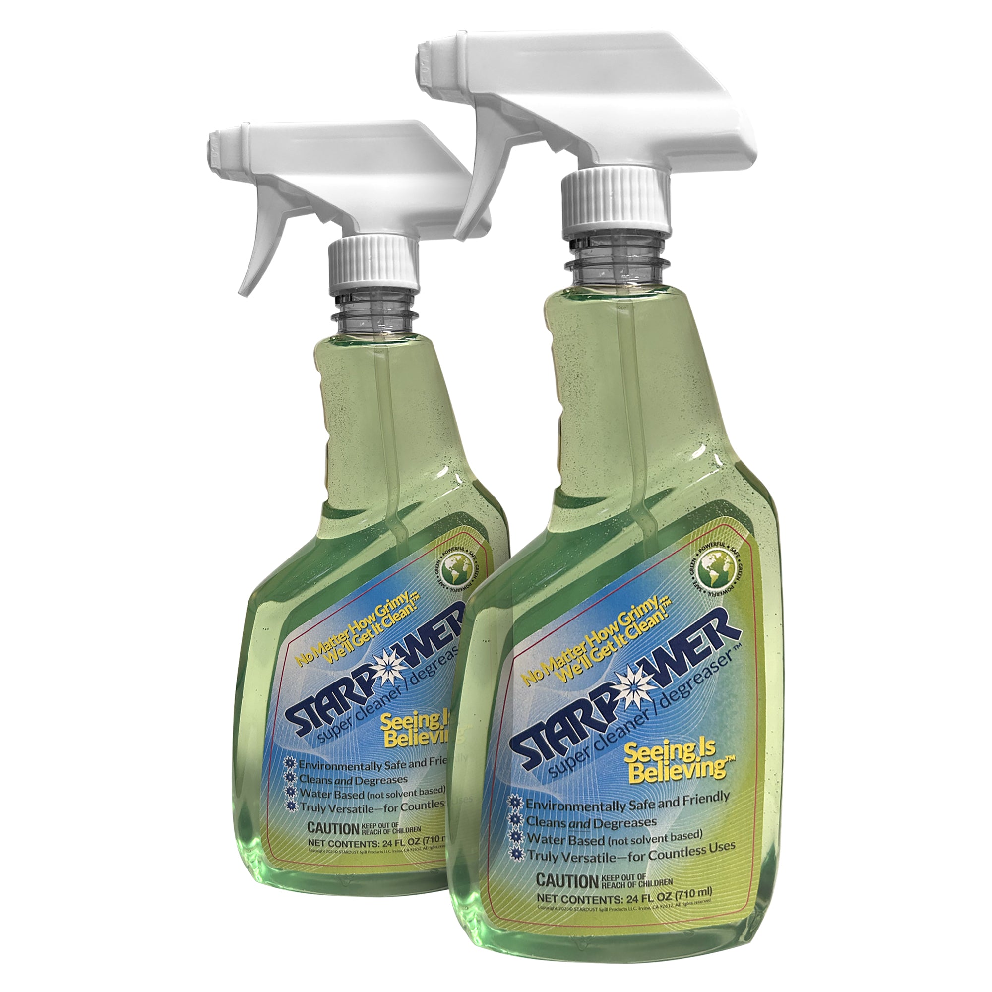 STARPOWER Super Cleaner/Degreaser Ready-to-Use Sprayer, 24 oz - 2 PACK