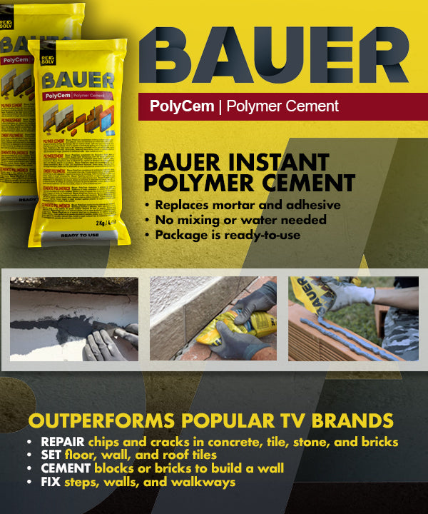 Bauer® Instant Polymer Cement (Part No. D810BPC)