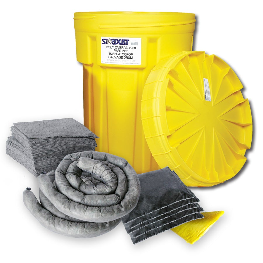 50 Litre Universal Spill Kit In Weatherproof Vinyl Holdall - Made In UK
