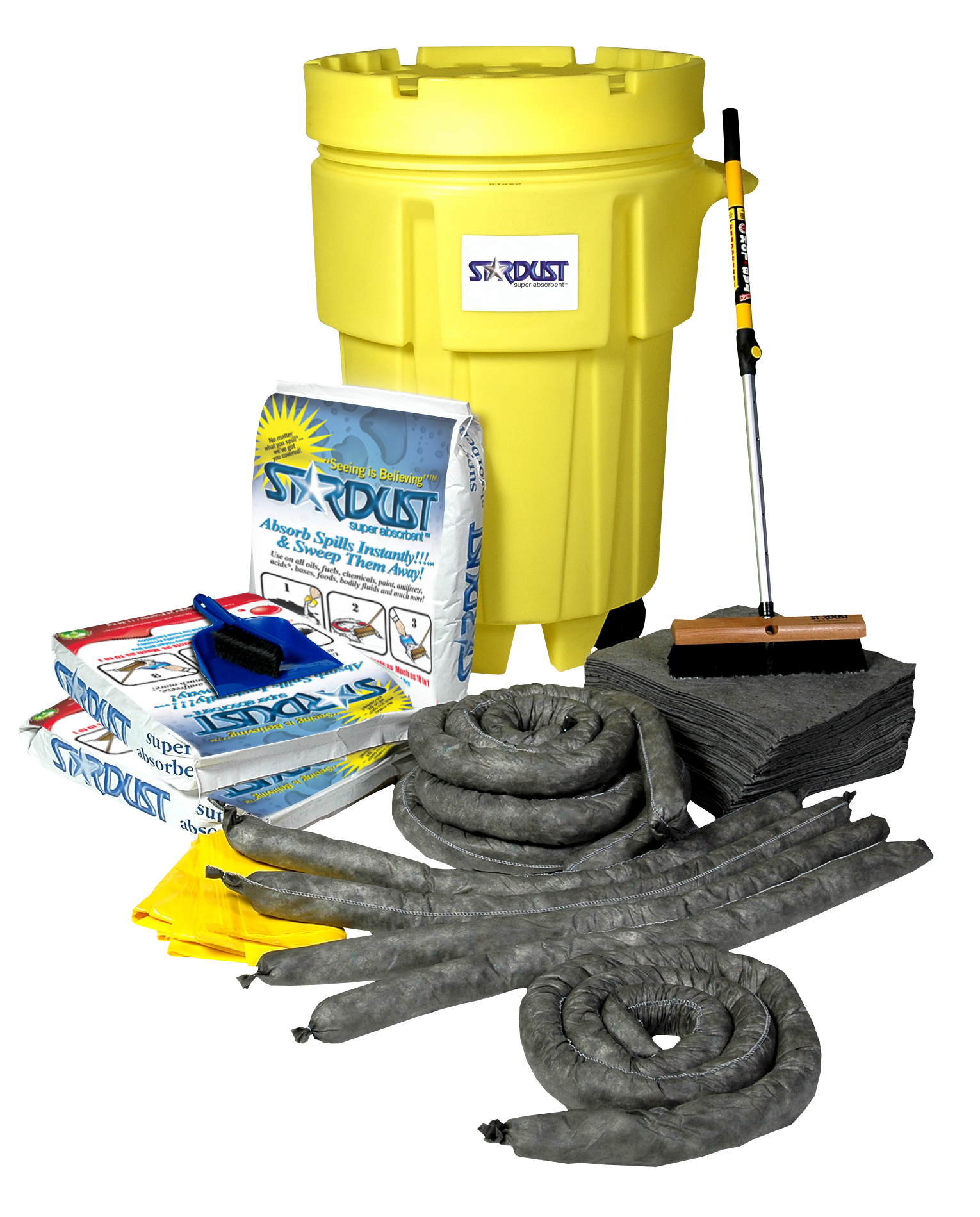 STARDUST Spill Kit - Universal 95-Gallon Wheeled (Part No. D950U)