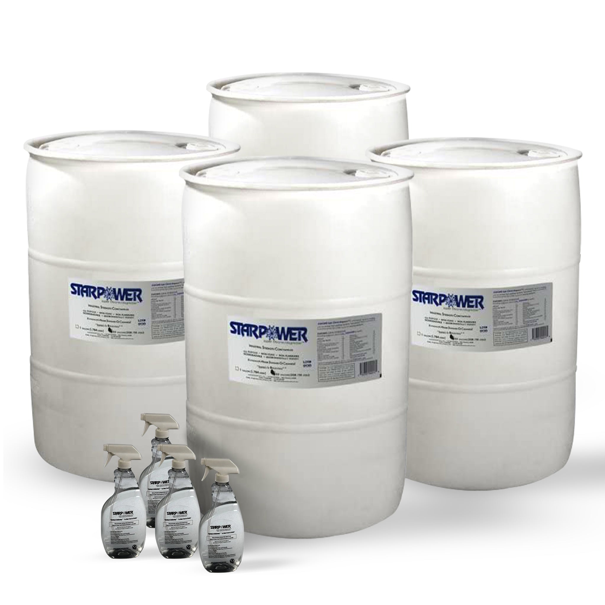 STARPOWER Super Cleaner/Degreaser® 55-Gallon Drum - 4 Drums (Part No. D355SP-4)