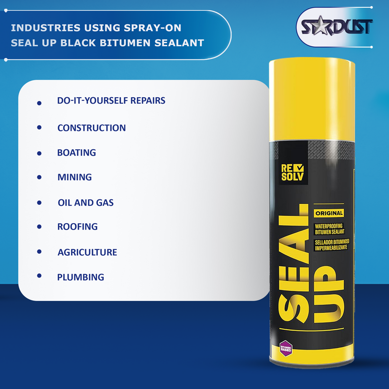 Seal Up® Spray-on Sealant - Waterproof Sealant, Black (Part No. D801SUB)