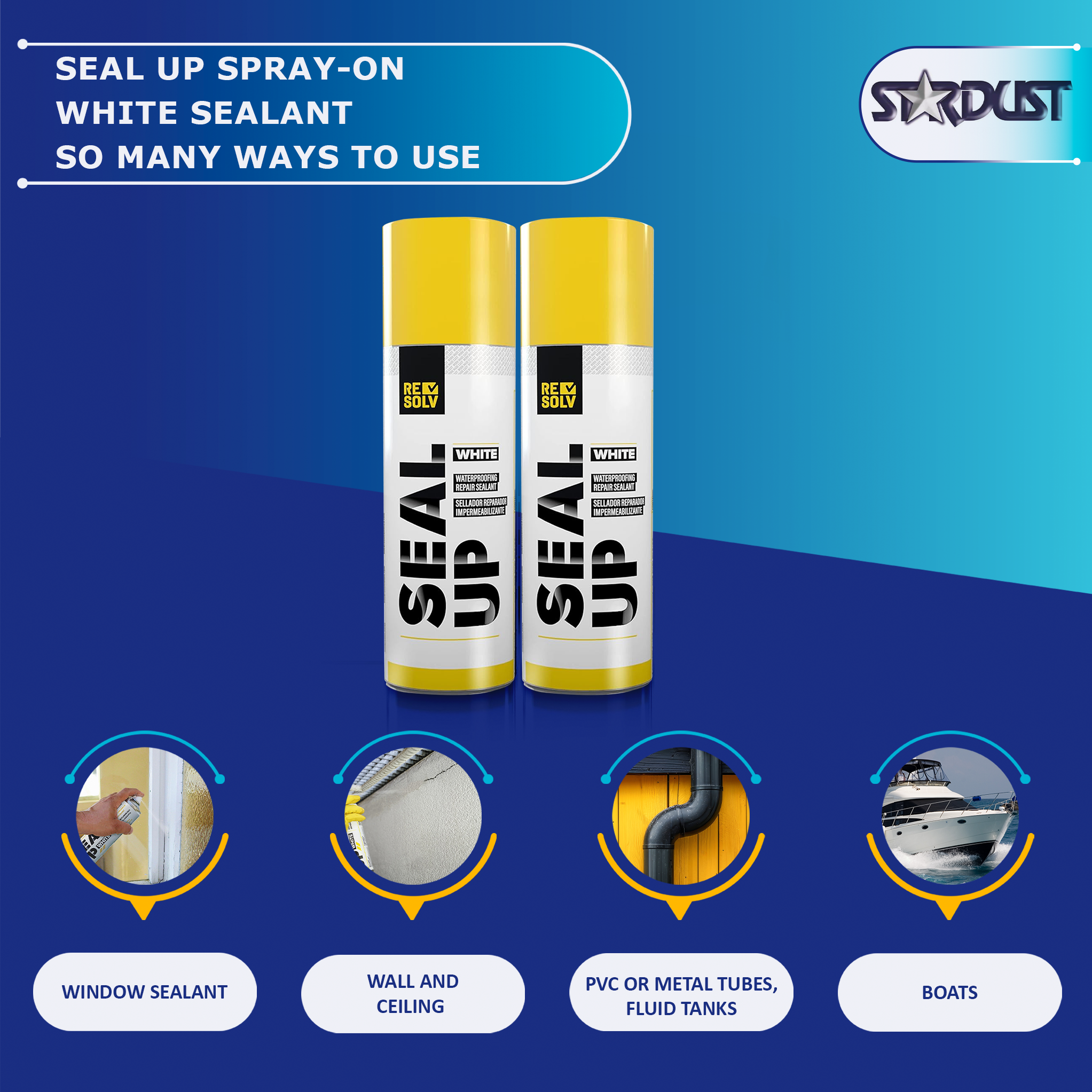 Seal Up® Spray-on Sealant-White (Part No. D803SUW)