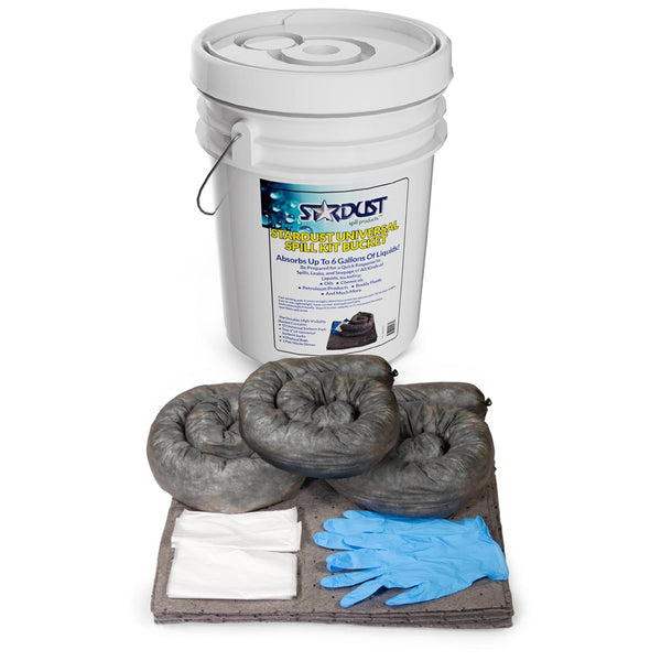 STARDUST Compact Universal 5-Gallon Bucket Spill Kit (Part No D905U)