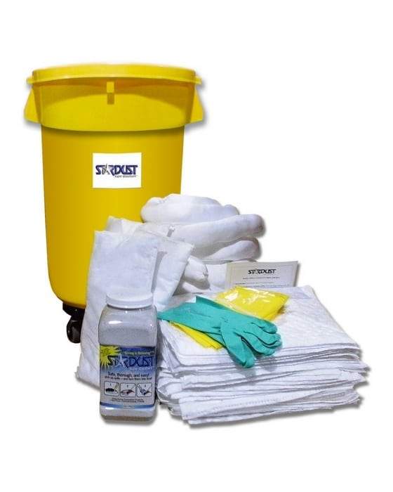 STARDUST Spill Kit - Oil-Only 32-Gallon Wheeled (Part No. D932PW)