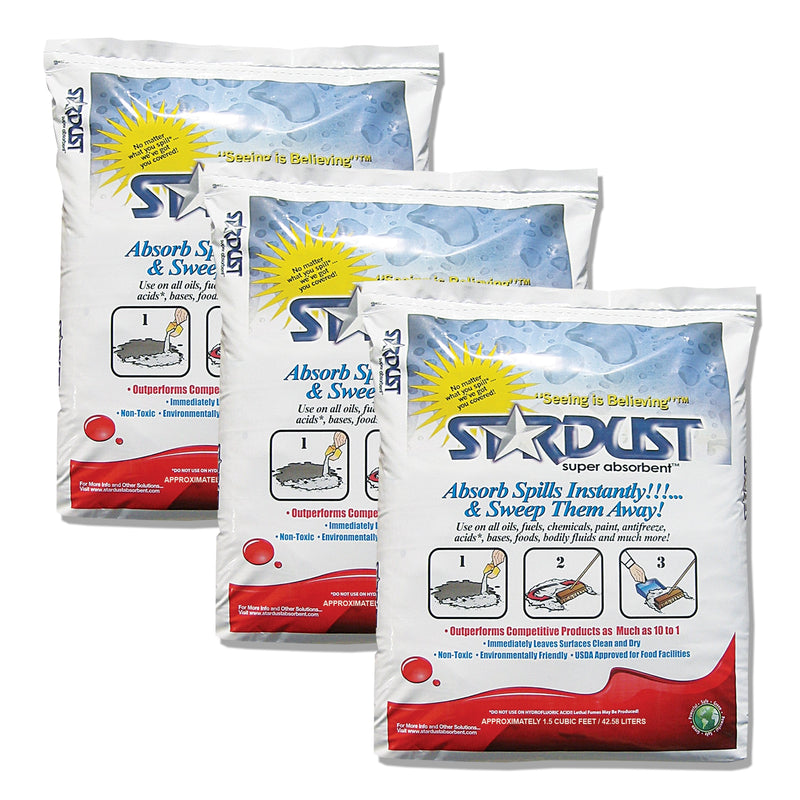 STARDUST Super Absorbent® 1.5 Cubic Foot Bag - 3 Bag Set (Part No. D15CF-3)
