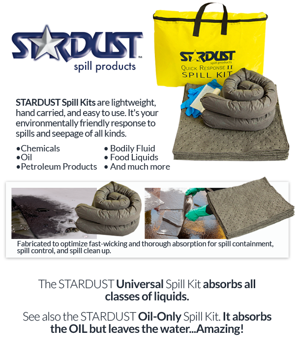 STARDUST Spill Products® - Seeing is Believing