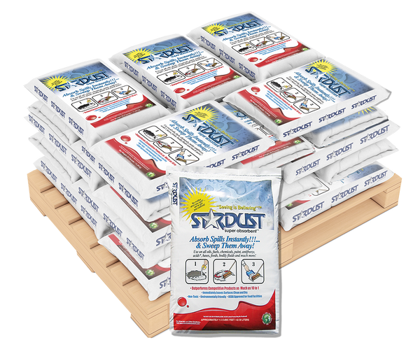 STARDUST Super Absorbent® 1.5 Cubic Foot Bag - Pallet of 25 Bags (Part No. D15CF-25)